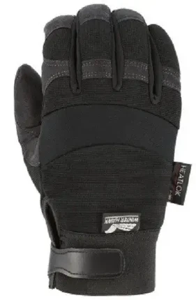 Majestic 2137BKH Winter Lined Armor Skin Gloves