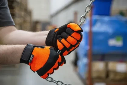 Majestic 2137HY/HO Hi Vis Armor Skin Mechanics Gloves