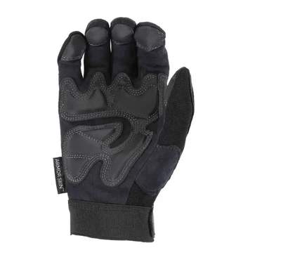 Majestic 2139BK Black Armor Skin Reinforced Gloves