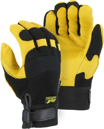Majestic 2150H Golden Eagle Winter Lined Mechanics Gloves with Deerskin Palm
