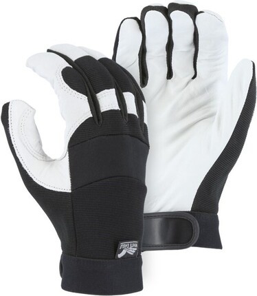 Majestic 2153 White Eagle Goatskin Mechanics Gloves