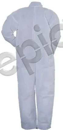 Tian's Polypropylene White Coveralls
