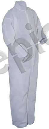 Tian's Polypropylene White Coveralls