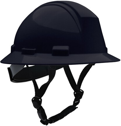 PIP Kilimanjaro ANSI Type II Full Brim Non-Vented Safety Helmets with 4-Point Chinstrap