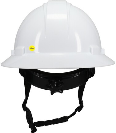 PIP Kilimanjaro ANSI Type II Full Brim Non-Vented Safety Helmets with 4-Point Chinstrap