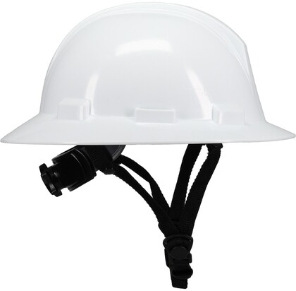 PIP Kilimanjaro ANSI Type II Full Brim Non-Vented Safety Helmets with 4-Point Chinstrap