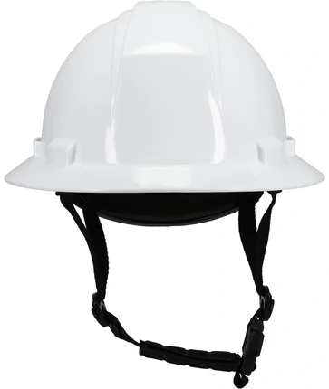 PIP Kilimanjaro Type II Full Brim Hard Hat with with 4-Point Textile Suspension and Vented Wheel ...