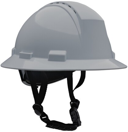 PIP Kilimanjaro ANSI Type II Full Brim Non-Vented Safety Helmets with 4-Point Chinstrap