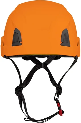 PIP Traverse Vented Industrial Climbing Helmet with Wheel Ratchet Adjustment and 4-Point Chin Str...