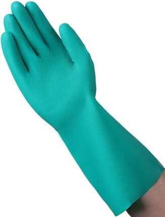 Vanguard 11 Mil Unlined Chemical Resistant Nitrile Gloves