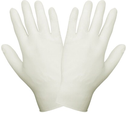 Global Glove Premium 5 Mil Latex 9.5" Powder Free Gloves