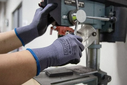 Majestic 3228 SuperDex Micro Foam Nitrile Palm Coated Gloves on Nylon Shell