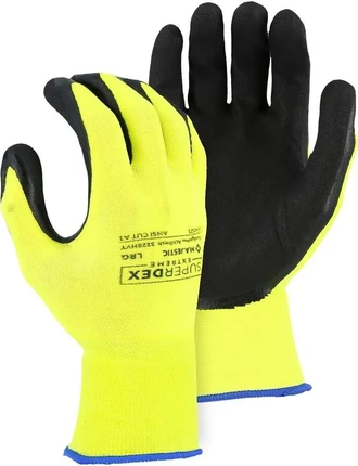 Majestic 3228HVY SuperDex Micro Foam Nitrile Palm Coated Gloves on Nylon Shell