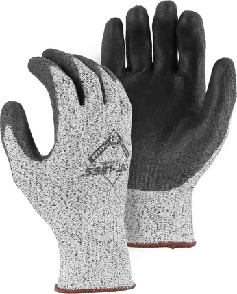 Majestic 35-1305 Cut-Less Korplex 13 Gauge Gloves with PU Palm - Cut Level A2