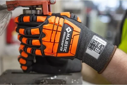 Majestic 35-5465 X15 KorPlex Gloves - Cut Level A4, Impact 2