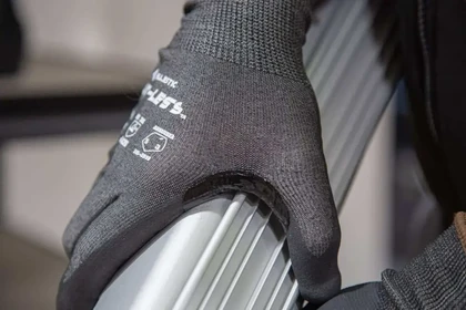 Majestic 35-7465 Cut-Less Watchdog Foam Nitrile Palm Gloves - Cut Level A4