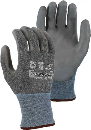 Majestic 35-7505 Cut-Less Korplex 18 Gauge Gloves with PU Palm - Cut Level A5