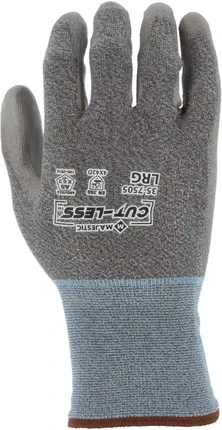 Majestic 35-7505 Cut-Less Korplex 18 Gauge Gloves with PU Palm - Cut Level A5