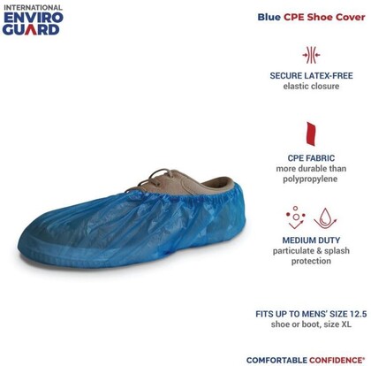 Enviroguard CPE Waterproof Shoe Covers
