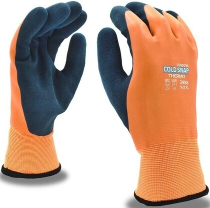 Cordova 3988/3988B Cold Snap Thermo Full Latex Thermal Gloves