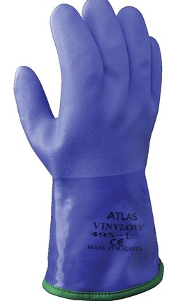 Showa Atlas 495 Waterproof PVC Insulated Cold Weather Gloves