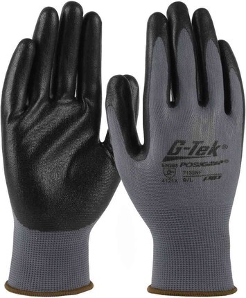PIP 713SNF G-Tek PosiGrip Nitrile Coated Foam Grip Gloves