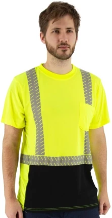 Majestic Hi Vis Moisture Wicking Cooling T-Shirts - Class 2