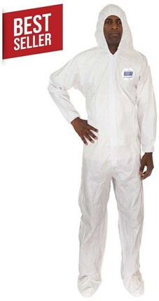 Enviroguard MP Tyvek-Like Liquid Resistant Coveralls with Hood & Boots