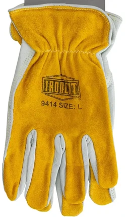 PIP Ironcat 9414 Premium Cowhide Leather Drivers Glove with Keystone Thumb