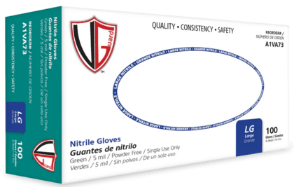 Vanguard Premium 5 Mil Nitrile Powder Free Gloves