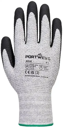 Portwest A312 Grip 13 Gauge Nitrile Diamond Knit Gloves
