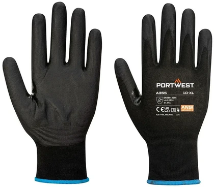 Portwest A355 Grip 15 Gauge Nitrile Foam Touchscreen Gloves - ANSI Cut Level A1