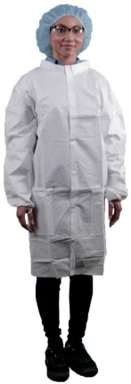 Keystone Keyguard Microporous Frocks with Elastic Wrists and 3 Pockets