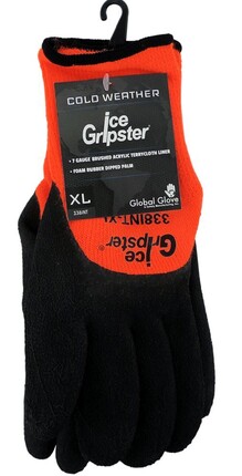 Global Glove Ice Gripster 338INT Hi Vis 3/4 Dipped ANSI Gloves - Cut Level A2