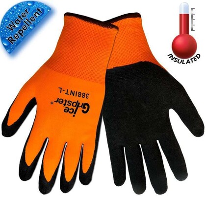 Global Glove Ice Gripster 388INT Insulated Hi Vis Gloves