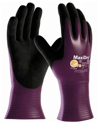 PIP MaxiDry 56-426 Ultra Lightweight Oil & Water Resistant Nitrile Coated Gloves - Cut Level A3