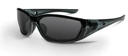 Crossfire 710 Smoke Anti-fog Lens, Crystal Black Frame Safety Glasses