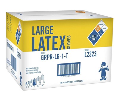 Safety Zone 4.5 Mil Latex Powder Free Gloves