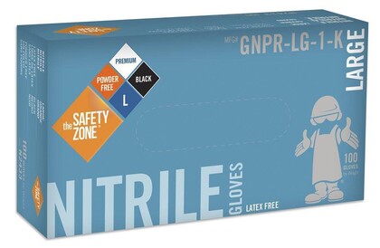 Safety Zone Premium 6 Mil Nitrile Powder Free Gloves