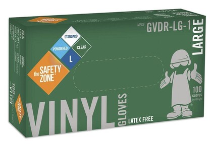 Safety Zone/ProGuard 3.5 Mil Vinyl Lightly Powdered Gloves