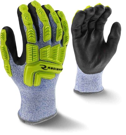 Radians RWG604 Cold Weather Hi Vis Gloves - Cut Level A4