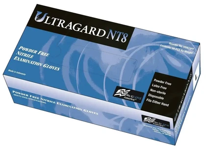 Ultragard Heavy Duty 8 Mil Nitrile Exam 12" Powder Free Gloves