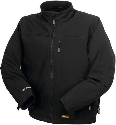DeWalt DCHJ060ABB Black Heated Soft Shell Work Jacket - Battery Not Included