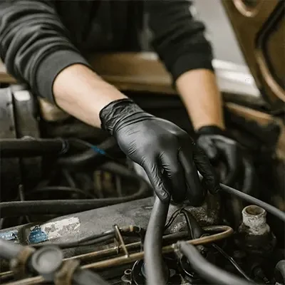 Ammex Gloveworks Premium 6 Mil Nitrile Exam Powder Free Gloves