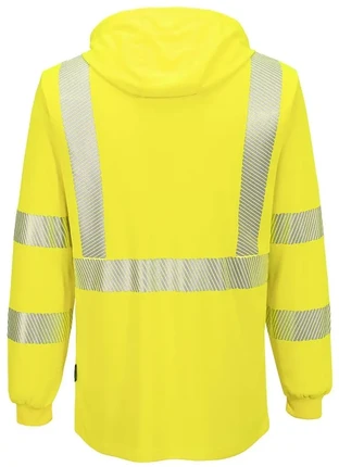 Portwest Hi Vis Lightweight Hooded Long Sleeve T-Shirt