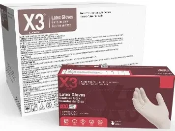 Ammex Economy 3 Mil Latex Powder Free Gloves