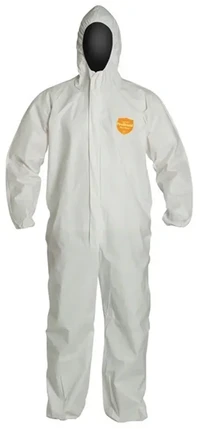 Seattle Glove ProShield Microporous Coveralls with Respirator-Fit Hood, Elastic wrists and Ankles
