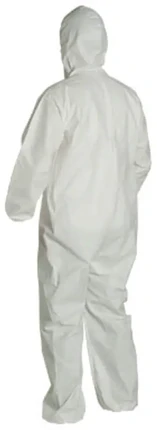 Seattle Glove ProShield Microporous Coveralls with Respirator-Fit Hood, Elastic wrists and Ankles