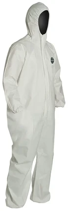 Seattle Glove ProShield Microporous Coveralls with Respirator-Fit Hood, Elastic wrists and Ankles