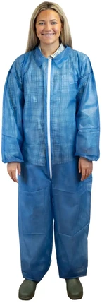 Nova-Lite Polypropylene Zipper Front Coveralls with Elastic Wrist & Ankles